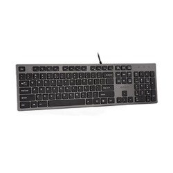 A4Tech KV-300H klawiatura przewodowa (USB) CZ/US, czarna