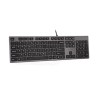 A4Tech KV-300H klawiatura przewodowa (USB) CZ/US, czarna