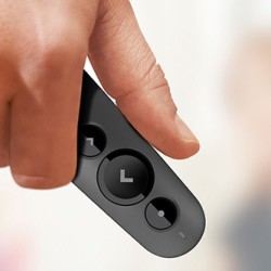 Prezenter bezprzewodowy R500s, 2.4Ghz+Bluetooth, szara, Logitech