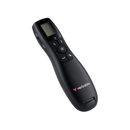 Bezprzewodowy prezenter Keynote z wyświetlaczem LCD, 2.4Ghz, czarny, Verbatim