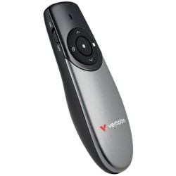 Bezprzewodowy prezenter Focus, 2.4Ghz, szaro czarny, Verbatim