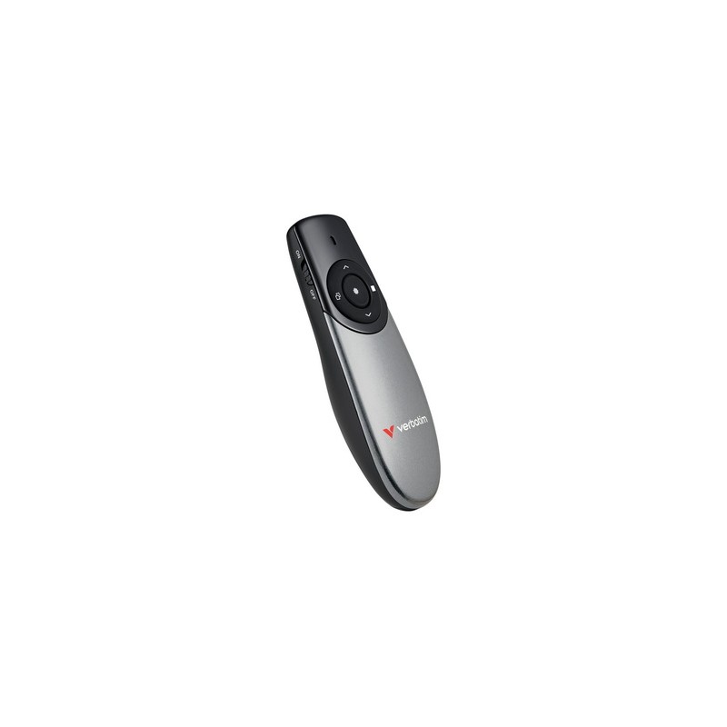 Bezprzewodowy prezenter Focus, 2.4Ghz, szaro czarny, Verbatim