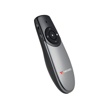 Bezprzewodowy prezenter Focus, 2.4Ghz, szaro czarny, Verbatim