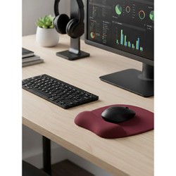 Powerton ERGO CALMA Podkładka pod mysz z pianką memory, czerwone wino