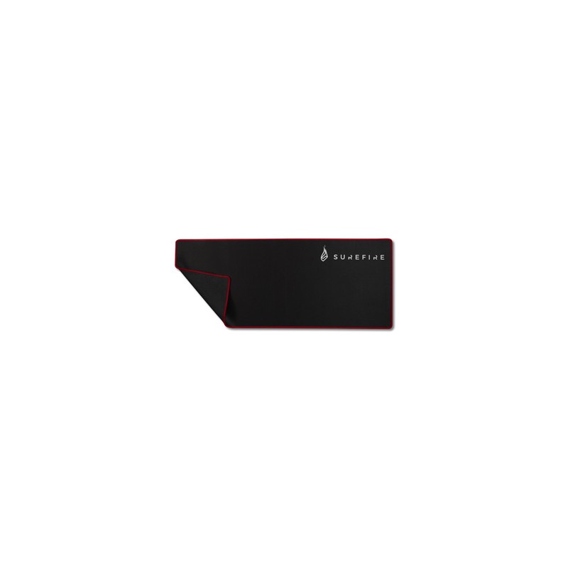 Podkładka pod mysz, Silent Flight, do gry, czarna, 680 x 280 x 3 mm, 3 mm, Surefire