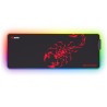 RGB Podkładka pod mysz, SCORP XL, czarna, 800 x 300 mm, 4 mm, Marvo, Hub USB