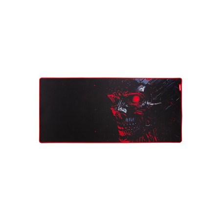 Podkładka pod mysz, Noob XL, do gry, czarno-czerwona, 900 x 400 x 3 mm, Marvo