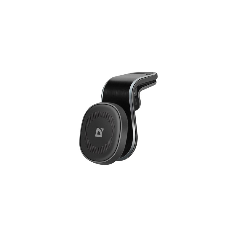 Magnetyczny uchwyt na telefon komórkowy CH-127 Defender do samochodu, ventGrip, czarno-srebrny, plastikowy, na kratkę wentylacyj