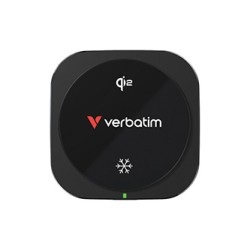 Verbatim - uchwyt do telefonu do samochodu, z ładowarką indukcyjną, technologi Qi, czarna