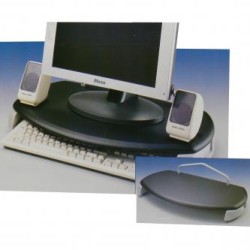 Podstawa pod monitor, czarny, ergo