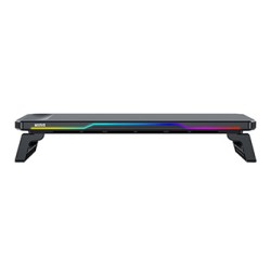 Marvo DZ-02 Podstawa pod monitor, czarny, podświetlenie rainbow