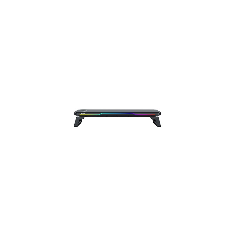 Marvo DZ-02 Podstawa pod monitor, czarny, podświetlenie rainbow