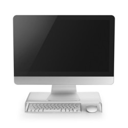 Powerton ERGO MINIMAL Podstawa pod monitor, srebrny, ergo