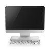 Powerton ERGO MINIMAL Podstawa pod monitor, srebrny, ergo