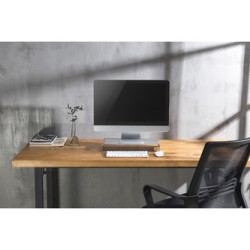 Powerton ERGO MINIMAL Podstawa pod monitor, srebrny, ergo