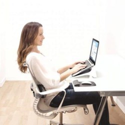 Fellowes I-Spire Podstawa pod notebook, biały, ergo