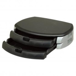Podstawa pod monitor, czarny, ergo