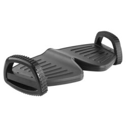 Podstawa, podnóżek ergonomiczny, regulowane nachylenie, czarny, plastikowy