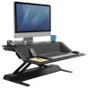Stanowisko do pracy, Sit-Stand Lotus, czarna, plastik-metal, Fellowes, EOL
