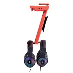 SureFire Vinson N1 Dual Balance RGB stojak na słuchawki, czerwony