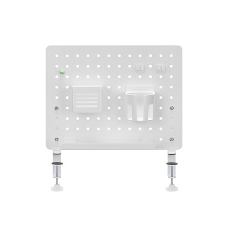 Powerton ERGO PEGBOARD Organizer na biurko, szary