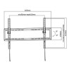 Regulowany uchwyt KL22-64T, 37"-70", 35 kg max, 200x200 - 600x400 VESA, 20.5 mm, czarny