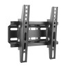 Regulowany uchwyt KL25-22T, 23"-42", 35 kg max, 75x75 - 200x200 VESA, 50 mm, czarny