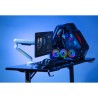 ULTRADESK OFFSHOOT Single Regulowany uchwyt na monitor, biały, 9KG, mocowanie na zacisk, 17"-32", 75x75/100x100