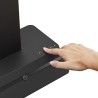 Powerton ERGO LEVION Uchwyt monitora z automatycznie regulowaną wysokością, czarna, 10KG, zacisk, 17"-32", ładowarka indukcyjna