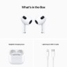 Apple AirPods 3. gen. bezdrátová sluchátka, MagSafe nabíjecí pouzdro biała, Lighting