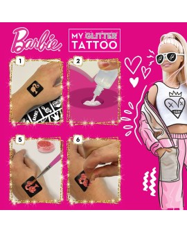Lisciani Barbie My Glitter Tattoo