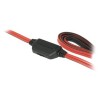 Defender Warhead G-120 Gaming Headset, słuchawki z mikrofonem, przewodowa, biało-czerwony, 2x 3.5 mm jack