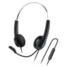 Genius HS-220U AI słuchawki z mikrofonem, przewodowa, czarna, 2.0, zamykane, USB - C