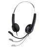 Genius HS-220U AI słuchawki z mikrofonem, przewodowa, czarna, 2.0, zamykane, USB - C