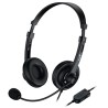 Genius HS-230U słuchawki z mikrofonem, przewodowa, czarna, USB