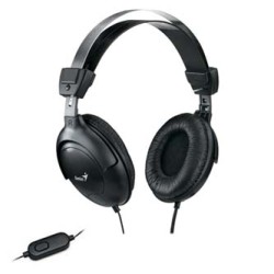 Genius HS-M505X słuchawki z mikrofonem, przewodowa, czarna, 3.5 mm jack