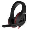 Genius HS-G560 GX LYCHAS Gaming Headset, słuchawki z mikrofonem, przewodowa, czarno/czerwony, 2x 3.5 mm jack