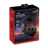 Genius GX GAMING HS-GX570U słuchawki z mikrofonem, przewodowe, czarna, USB