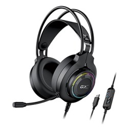 Genius GX GAMING HS-GX580U słuchawki z mikrofonem, czarna, słuchawki, 50 mm przetworniki typ USB