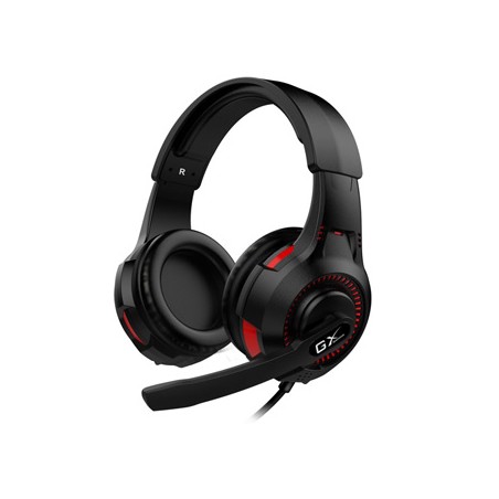 Genius HS-G600V słuchawki z mikrofonem, przewodowa, czarna, 2.0, słuchawki, 40 mm przetworniki typ 2x 3.5 mm jack + USB