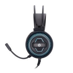 HP DHE-8001U słuchawki z mikrofonem, przewodowa, czarna, 2.0, podświetlona, USB