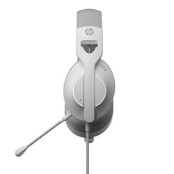 HP DHE-8003U słuchawki z mikrofonem, przewodowa, biała, 7.1 surround (virtual), podświetlona, USB