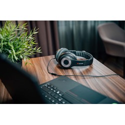 Verbatim TruSound słuchawki z mikrofonem, przewodowa, czarna, USB-C
