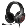 A4Tech Bloody G220 słuchawki z mikrofonem, przewodowa, czarna, słuchawki, podświetlane typ 3.5 mm jack + USB