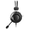A4Tech HU-35 Gaming Headset, słuchawki z mikrofonem, przewodowa, czarna, USB