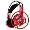 E-blue IRON MAN EHS903 Gaming Headset, słuchawki z mikrofonem, przewodowa, czerwona, uszkodzone opakowanie, 3.5 mm jack + USB