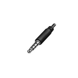Genius HS-04S słuchawki z mikrofonem, przewodowa, czarno-srebrna, 1x 3.5 mm jack