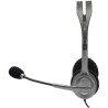 Logitech Stereo H110 słuchawki z mikrofonem, przewodowa, szara