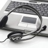 Logitech Stereo H110 słuchawki z mikrofonem, przewodowa, szara