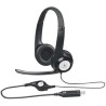 Logitech Stereo H390 słuchawki z mikrofonem, przewodowa, czarna, USB